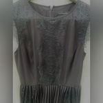 Banana Republic Black Fit and Flare Laced Dress Size 4 Photo 11