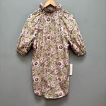 Sundays  Spence Poplin Dress In Sage Floral M Photo 5