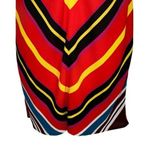 EXPRESS ‎ Flirty Rainbow  Chevron Print Slip Mini Dress Lined NWT $60 Size XS Photo 4