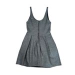 Wilfred  Aritzia Gray Sleeveless Skater Mini Dress Size 4 Small Fit & Flare Twee Photo 1