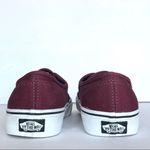 Vans  Authentic Lo Burgundy Red Canvas Women Shoes 7.5 Photo 6