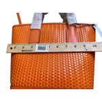 Dooney & Bourke  purse Orange Woven Leather Tote Bag With Tag & Strap NWT‎ Photo 8