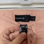 Torrid Peach Lace Up Front Crepe Pull On Short Size 2 2X Photo 4