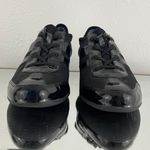 DKNY Y2K Black Patent Leather Raina Sport Low Wedge Heel Causal Lace Up Sneakers Photo 7