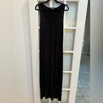 Lord & Taylor Classic Chic Black Stretchy Timeless Jersey Maxi Dress Size XL Photo 5