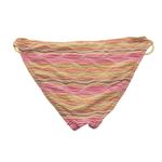Mossimo Striped Bikini Bottoms Ring Detail Beige Pink Colorful Medium Photo 1