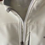The North Face  white jacket only been used twice white with gray trim no stains Photo 4