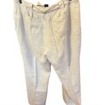 Lord and Taylor linen pants 16W creamy beige EUC Photo 2