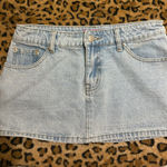 Edikted  Mini Skirt Denim Low Rise Photo 0