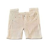 Hudson Women's Bacara Crop Jeans Size 29 White Cropped Denim Pants Photo 0