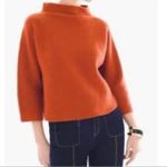 Chico's Chico’s Black Label 100% Cashmere Sweater Rust Orange Boxy Cropped size 1 medium Photo 1