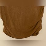Vivace Brown Sleeveless Suede Western Cinched Waist Top Women’s Sz Photo 8
