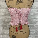 American Eagle Smocked Lace Up Tube Top Photo 0