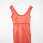 Calypso St. Barth NEW 100% Silk Mini Dress, Tangerine orange, S Photo 5