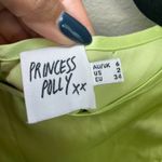 Princess Polly  Mini Dress Size 2 Ryland Green Long Sleeve Party Cocktail Festiva Photo 5