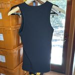 Savvi Sophia Black Ribbed Tank Size Small Photo 5