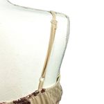 Southern Fried Chicks Southern Fried Chics Rose Gold Sequin Floral Mesh Midi Dress M Adjustable Straps Photo 7