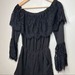 BB Dakota  Womens Cavell Black Lace Romper Size XS Photo 4
