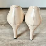 Max Mara Nude Leather Open Toe Heels EU Size 39 Photo 8