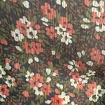 ZARA  Sheer Beaded Floral Ruffled Top Blouse M Photo 13