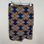 Maeve Kanara Anthropologie Knit Skirt Geometric Print Size 6 Photo 2
