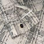 Angels & Castles Tweed Blazer Jacket Plaid Bouclé Wool Polyester Blend Medium Black Photo 8