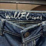 Wallflower Ankle Cropped Jeans with Distinctive Fading, Size 5 (BROKEN ZIPPER) Blue Photo 1