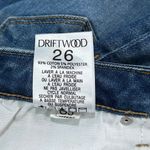 Driftwood Colette Cropped Denim Jean Embroidered Size 26 Photo 7