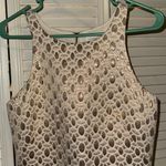 Amanda Uprichard Gold Metallic Semi Formal Dres Photo 1