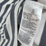 Old Navy Crew Neck Striped T-Shirt Dress Women's X-Large Gray/White Short Sleeve Photo 7