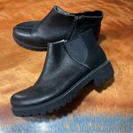 Alegria  Shayne Black leather Ankle Boots size 37 side zip Chelsea Photo 0