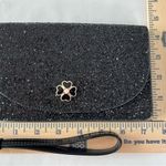 Kate Spade New York Purse Black Glitter Odette Wristlet Detachable Strap Wallet Photo 11