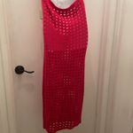 Active USA 2/$30 crochet granny knit pink backless cut out halter style L Photo 7