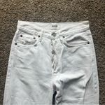 AGOLDE 90s Pant Jeans Womens Size 25 Denim White High Rise Waist Button Fly Photo 4