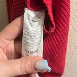 Free People ✨ Golden Hour Knit Ribbed Red Sz Small Pants✨ Photo 5