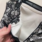 Sequin Hearts 5  Elegant Black White Lace thin tassel Dress Photo 2