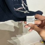 White Stag  Navy Reindeer Vintage Sweater Vest Sz M Photo 6