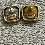 Chico's Vintage Chico’s Gold and Black Square Earrings Photo 2