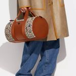 Coach Disney X Duffle Bag Signature Textile Jacquard Mickey Mouse & Friends Photo 5