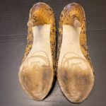 Rachel Roy Gray and Yellow Peep Toe Heels Photo 4