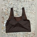 PINK - Victoria's Secret PINK by Victoria Secret Longline Relay Sports Bra Size Large Leopard print NEW Photo 8