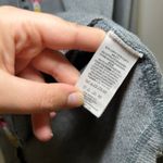 Free People We The Free Gray rainbow trim Henley women's small thermal embroidered boho‎ Photo 6