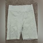 Aerie  Offline Mint Green Embossed Floral Bike Shorts Photo 4