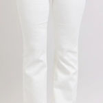Judy Blue High Waist Garment Dyed White Side Slit Slim Bootcut Denim Jeans Photo 0