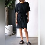 Xirena Emme Cotton Gauze Mini Wrap Dress Blue Size 8 Photo 3