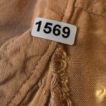 Anthropologie Pilcro Shirt Top Womens L Ruffled Long Sleeve Boho‎ Button Front linen blend Photo 9