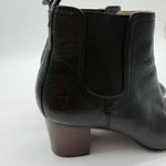 Frye  Stella Black Leather Chelsea Casual Boots Block Heel Slip On 8 Photo 7