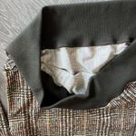 L'Agence L’Agence Kimora Sweatshirt Womens Small Off The Shoulder Brown Plaid Photo 10