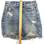 American Eagle Women's Super Stretch Denim Curvy Hi-Rise Mini Skirt Size 0 Photo 6
