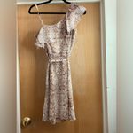 Bar III Bar111 Elegant Snake Print One-Shoulder Dress. Size-2 Photo 3